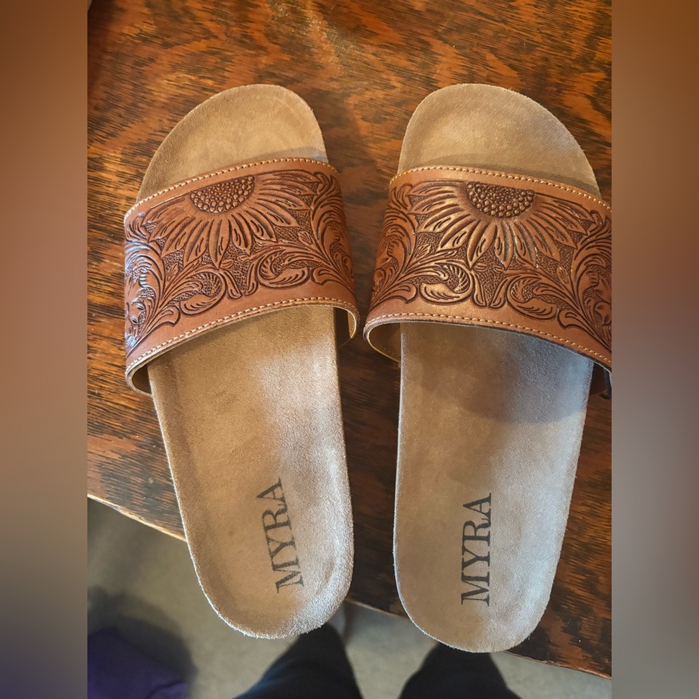 Brand new sandals